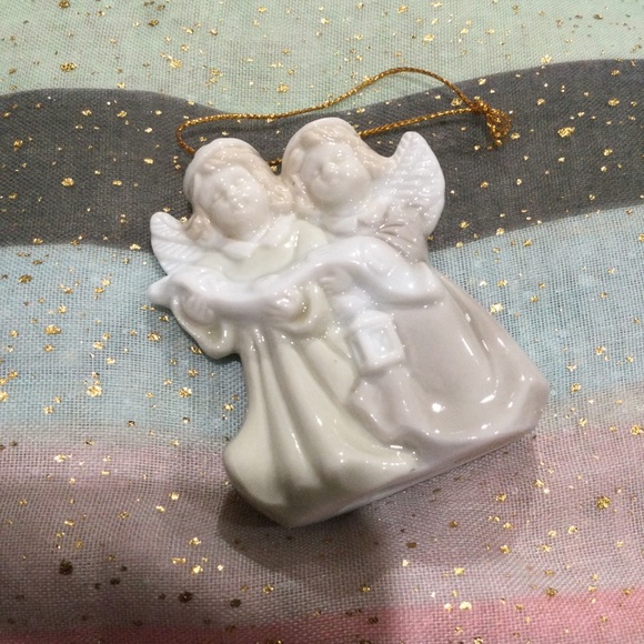 Porcelain Angels Christmas Ornament - Picture 2 of 4